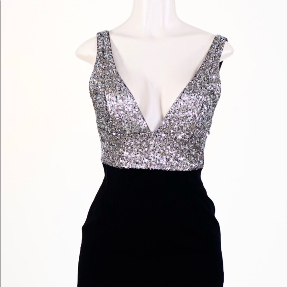 Mini black dress
